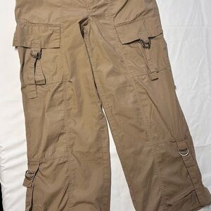 Women's Tan Cargo Pants